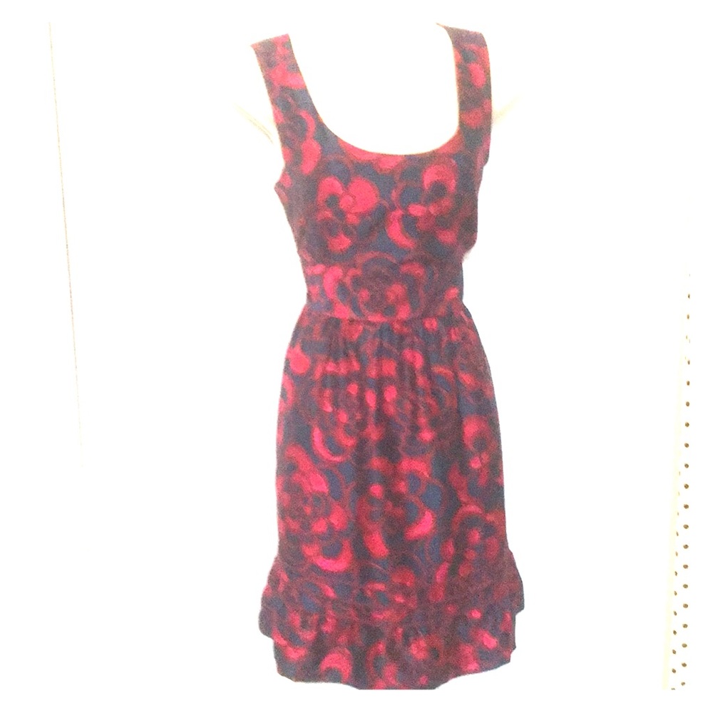 Juicy Couture ruffle hem cocktail party dress